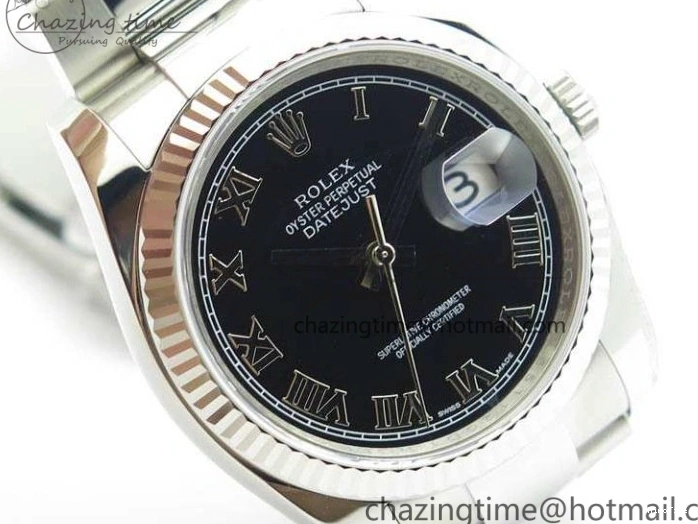 MiroTime 0501 Functional DateJust 36mm SS 116234 ARF 1:1 Best Edition Black Roman Dial On 904L SS Oyster Bracelet SA 3570